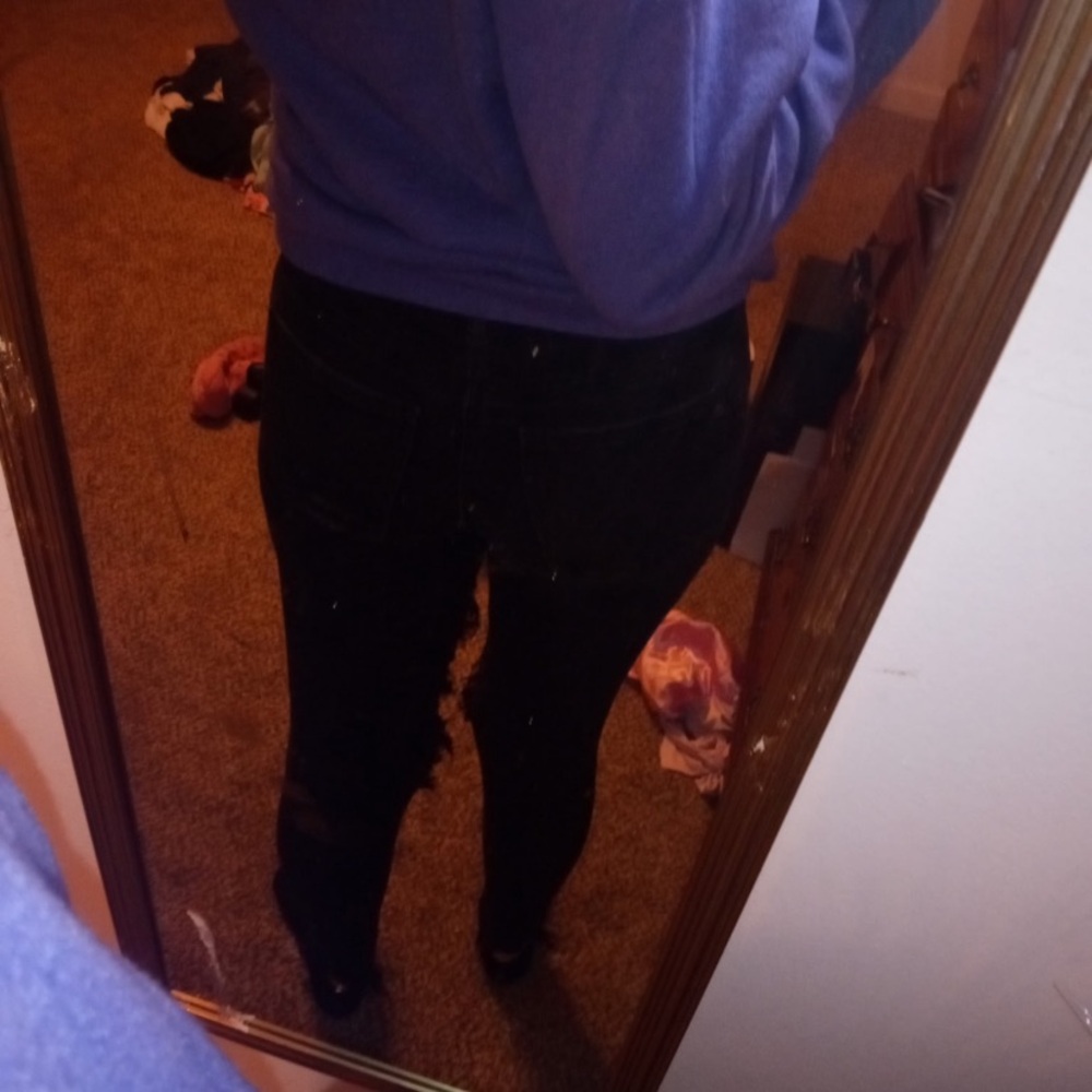 American Eagle Outfitters Black High Rise Jeans